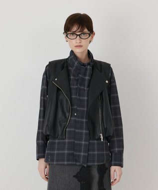 GRACE CONTINENTAL ライダースジレ