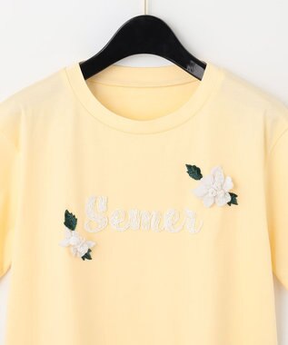 ビーズフラワーロゴTee / GRACE CONTINENTAL | GRACE