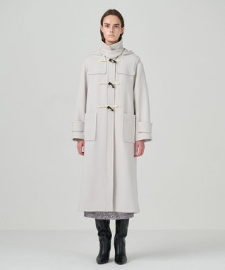 GRACE CONTINENTAL ウールカルゼダッフルコート キナリ