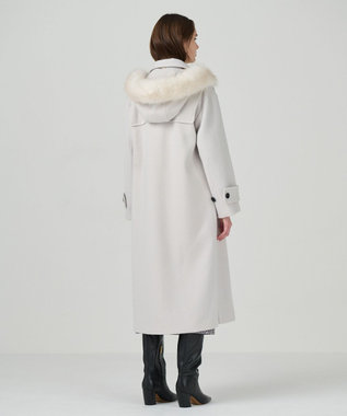 GRACE CONTINENTAL ウールカルゼダッフルコート キナリ