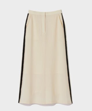 GRACE CONTINENTAL ラインビジューロングスカート キナリ