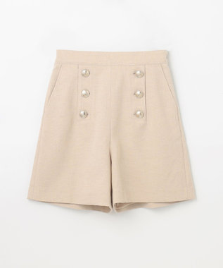 GRACE CONTINENTAL ブッチャーショートパンツ ベージュ