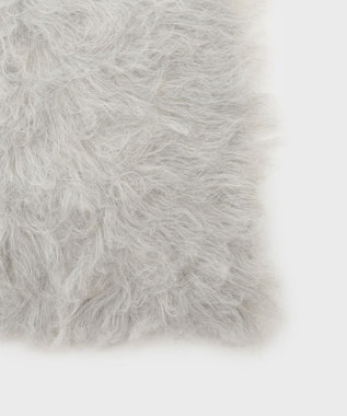 GRACE CONTINENTAL シャギーニットストール ライトグレー