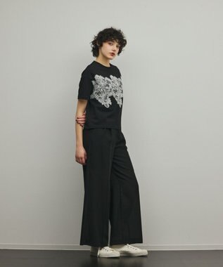 GRACE CONTINENTAL レースTシャツ ブラック