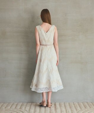 GRACE CONTINENTAL レースボーダードレス キナリ