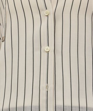 GRACE CONTINENTAL フードシャツ ストライプ