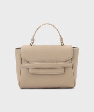 GRACE CONTINENTAL フラップショルダーバッグ ベージュ