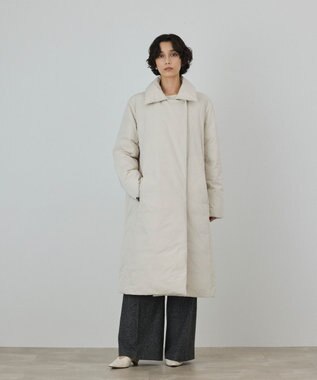 GRACE CONTINENTAL ステンカラーダウンコート キナリ