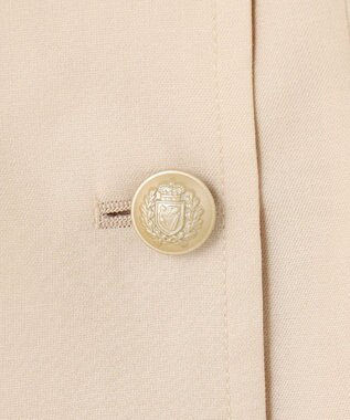 GRACE CONTINENTAL リネンタッチダブルブラウス ベージュ