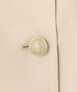 GRACE CONTINENTAL リネンタッチダブルブラウス ベージュ