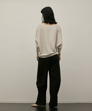 GRACE CONTINENTAL ドルマンニットトップ グレー