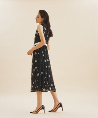 GRACE CONTINENTALセットアップ　レース　ドット柄 フォーマル レースショートトップ / GRACE CONTINENTAL | GRACE CONTINENTAL