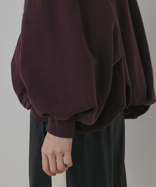 GRACE CONTINENTAL バル－ン裏毛パ－カ－ ブラウン