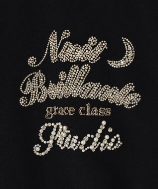 GRACE CONTINENTAL バーシティembジャケット ブラック