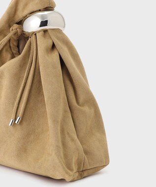 GRACE CONTINENTAL マルシェスエードバッグ ベージュ