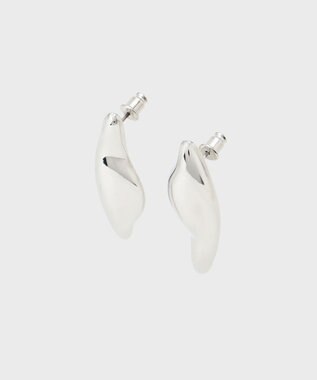 GRACE CONTINENTAL ウェーブメタルピアス シルバー