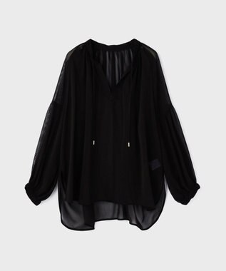 GRACE CONTINENTAL ボリュームカフタントップ ブラック