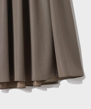 GRACE CONTINENTAL チンツジョーゼットスカート グレー