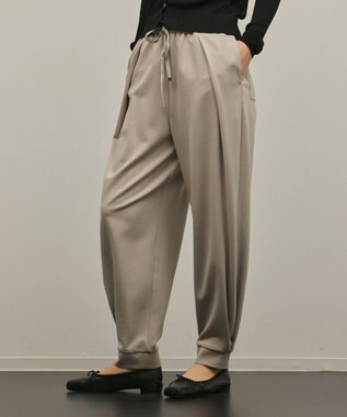 GRACE CONTINENTAL ポンチイージーパンツ グレー