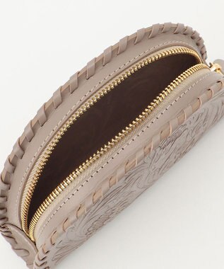 GRACE CONTINENTAL Semicirclepouch2 グレージュ