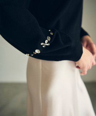 GRACE CONTINENTAL - 新品♡タイビジューニットトップ セール】ビジューニットトップ（ニット/セーター）｜GRACE