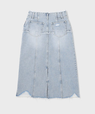 GRACE CONTINENTAL デニムタイトスカート サックス