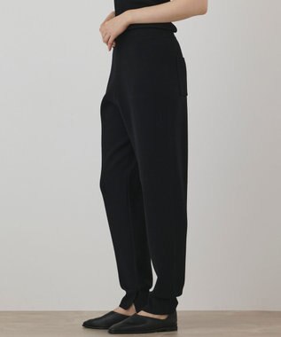GRACE CONTINENTAL スムースニットパンツ ブラック