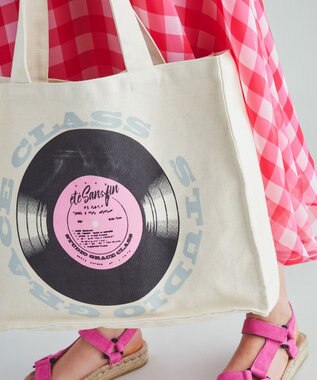 GRACE CONTINENTAL レコードトートバッグ キナリ