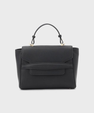 GRACE CONTINENTAL フラップショルダーバッグ ブラック