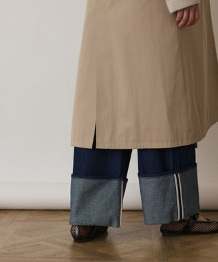 GRACE CONTINENTAL パーカーコンビトレンチ ベージュ