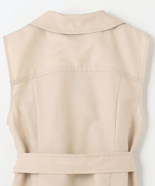 GRACE CONTINENTAL リネンタッチダブルブラウス ベージュ