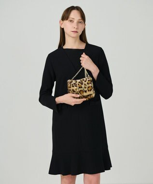 GRACE CONTINENTAL a point etcレオパードミニバッグ