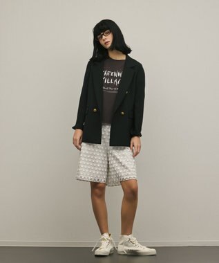 GRACE CONTINENTAL バックタックテーラードジャケット