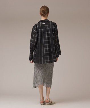 GRACE CONTINENTAL フロッキーレーススカート ライトグリーン