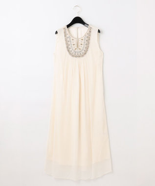 GRACE CONTINENTAL ビジューロングワンピース キナリ