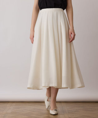 GRACE CONTINENTAL シアーメッシュスカート キナリ