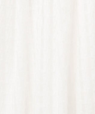 GRACE CONTINENTAL シアーチェックシャツワンピース ホワイト