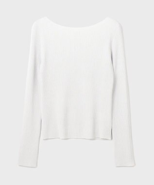 GRACE CONTINENTAL ハイゲージラメニットトップ ホワイト