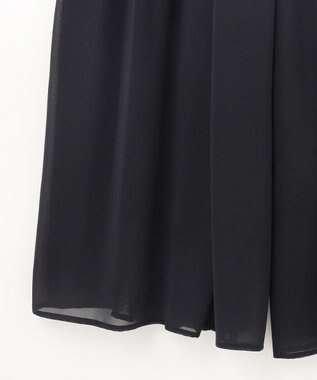 GRACE CONTINENTAL シアープリーツパンツ ブラック