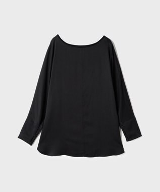 GRACE CONTINENTAL シルクドルマンスリーブトップ ブラック