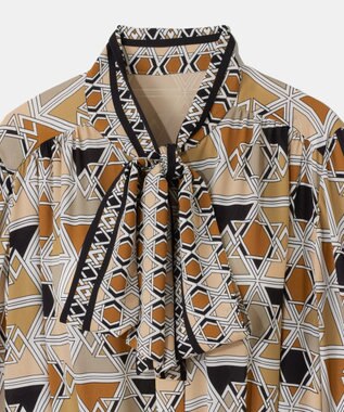 GRACE CONTINENTAL キカボウタイドレス ベージュ