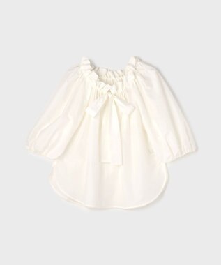 GRACE CONTINENTAL ボリュームスリーブトップ ホワイト