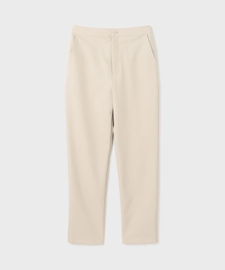 GRACE CONTINENTAL ストレッチテーパードパンツ ベージュ