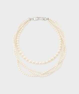 GRACE CONTINENTAL ミックスパールチェーン ホワイト