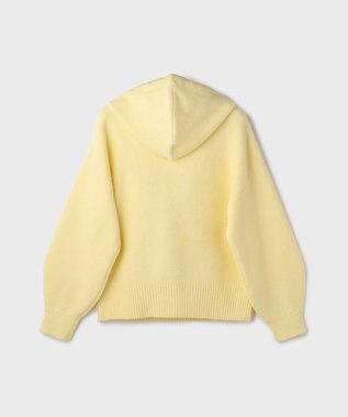 GRACE CONTINENTAL ガーターニットパーカー イエロー