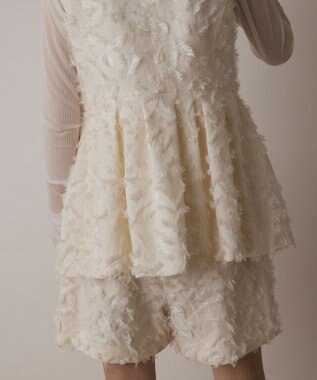 GRACE CONTINENTAL カットジャガードジレ キナリ