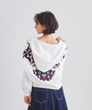 刺繍ショートパーカー / GRACE CONTINENTAL | GRACE CONTINENTAL
