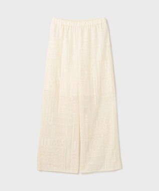 GRACE CONTINENTAL キカレースイージーパンツ キナリ