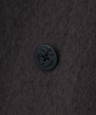 GRACE CONTINENTAL シャギ－ハ－フコ－ト チャコール