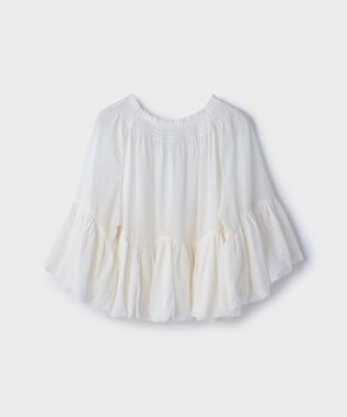 GRACE CONTINENTAL バルーンカフタントップ ホワイト